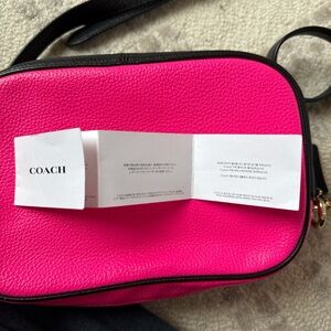 Coach Vibrant Pink Crossbody Bag